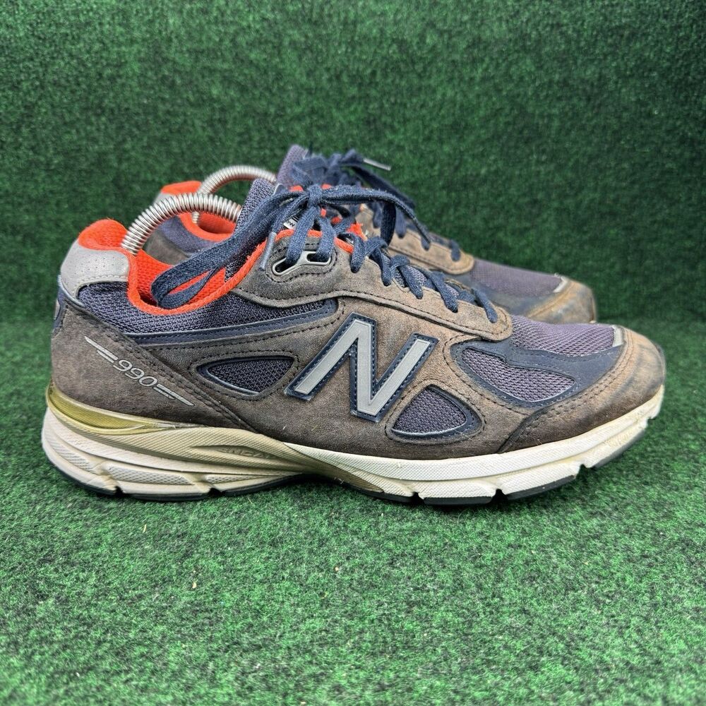 New Balance 990 v4 W990NV4 Suede Running Athletic Shoes Made In USA Womens 11 2A